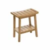 Badkamerbank Bamboe naturel