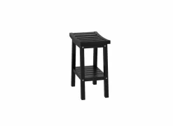 Badkamerbank Bamboe zwart