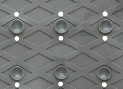 Badmat antislip 69x39cm - kunststof - multicolor