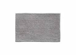 Badmat Indiana 50x78cm - polyester - grijs