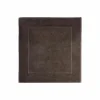 Badmat London 60x60cm - katoen - pecan met antislip