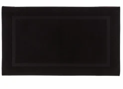 Badmat Una 60x100cm - katoen - black