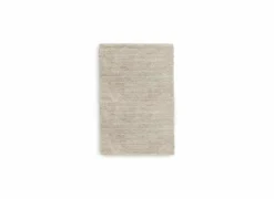 Badmat 60x100cm - polyester & katoen - naturel