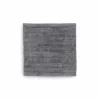 Badmat 60x60cm - polyester & katoen - antraciet