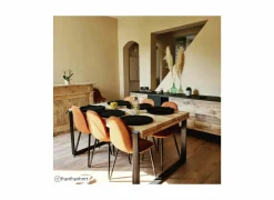 Barkast Djinn 120cm - mango massief - naturel