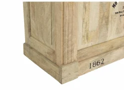 Barkast Djinn 120cm - mango massief - naturel