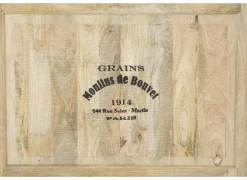 Barkast Djinn 120cm - mango massief - naturel