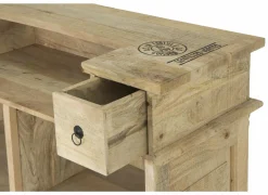 Barkast Djinn 120cm - mango massief - naturel