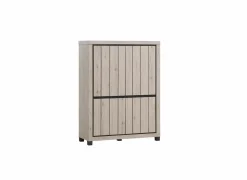 Barkast Eureka 132cm - decor - natural oak/zwart