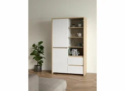 Barkast Next 100cm - decor - wit/jackson hickory