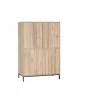 Barkast Polar 120cm - eik massief & decor- naturel