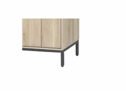 Barkast Polar 120cm - eik massief & decor- naturel