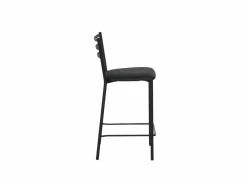 Barstoel Romy ZH65cm - stof - traffic black