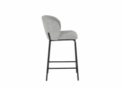 Barstoel Shell ZH65cm - stof - grijs