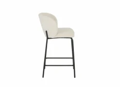 Barstoel Shell ZH65cm - stof - beige