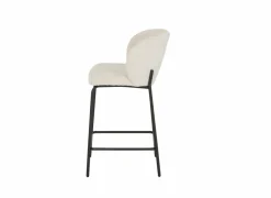 Barstoel Shell ZH65cm - stof - beige