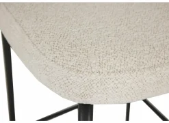 Barstoel Shell ZH65cm - stof - beige