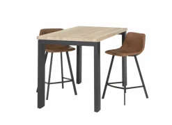 Barstoel Spartacus ZH65cm - lederlook - cognac