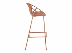 Barstoel Stork ZH75cm - metaal - oranje