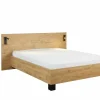 Bed Clara 140x200cm - melamine - golden oak