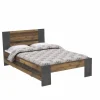 Bed Clif 140x200cm - decor - old wood & beton