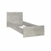 Bed Elmo 90x200cm - decor - new grey oak