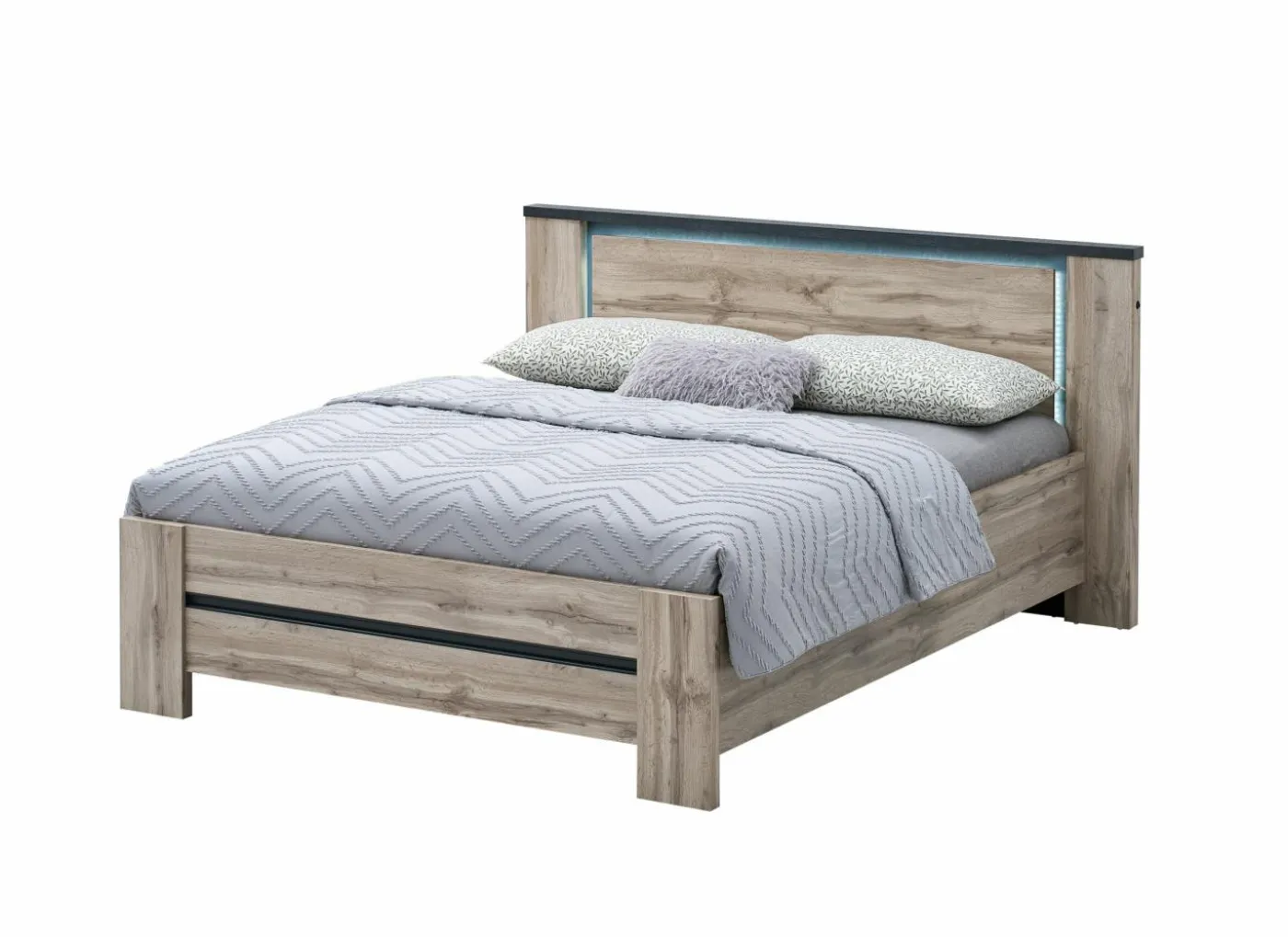 Bed Elvira 140x200cm - decor - canada oak