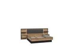 Bed Jabim 180x200cm - decor - alpine picea & zwart