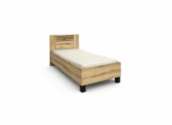 Bed Kato 90x200cm - melamine - etna eik