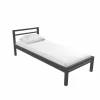 Bed King 90x200cm - metaal - mat antraciet