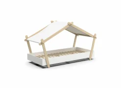 Bed Lodge 90x200cm - MDF - wit