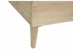Bed Notte 160x200cm - eik massief & fineer - naturel