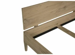 Bed Notte 160x200cm - eik massief & fineer - naturel