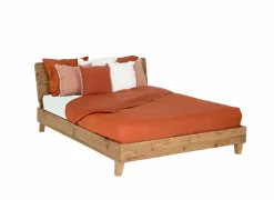 Bed Opium 180x200cm - gerecycleerd den massief - naturel