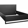 Bed Rosie 140x200cm - melamine  - nox zwart