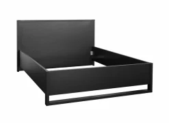Bed Rosie 160x200cm - melamine - nox zwart
