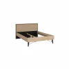 Bed Ry 140x200cm - decor - bruin & zwart