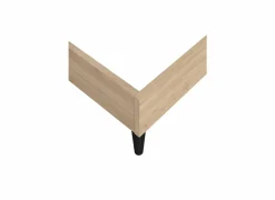 Bed Ry 140x200cm - decor - bruin & zwart