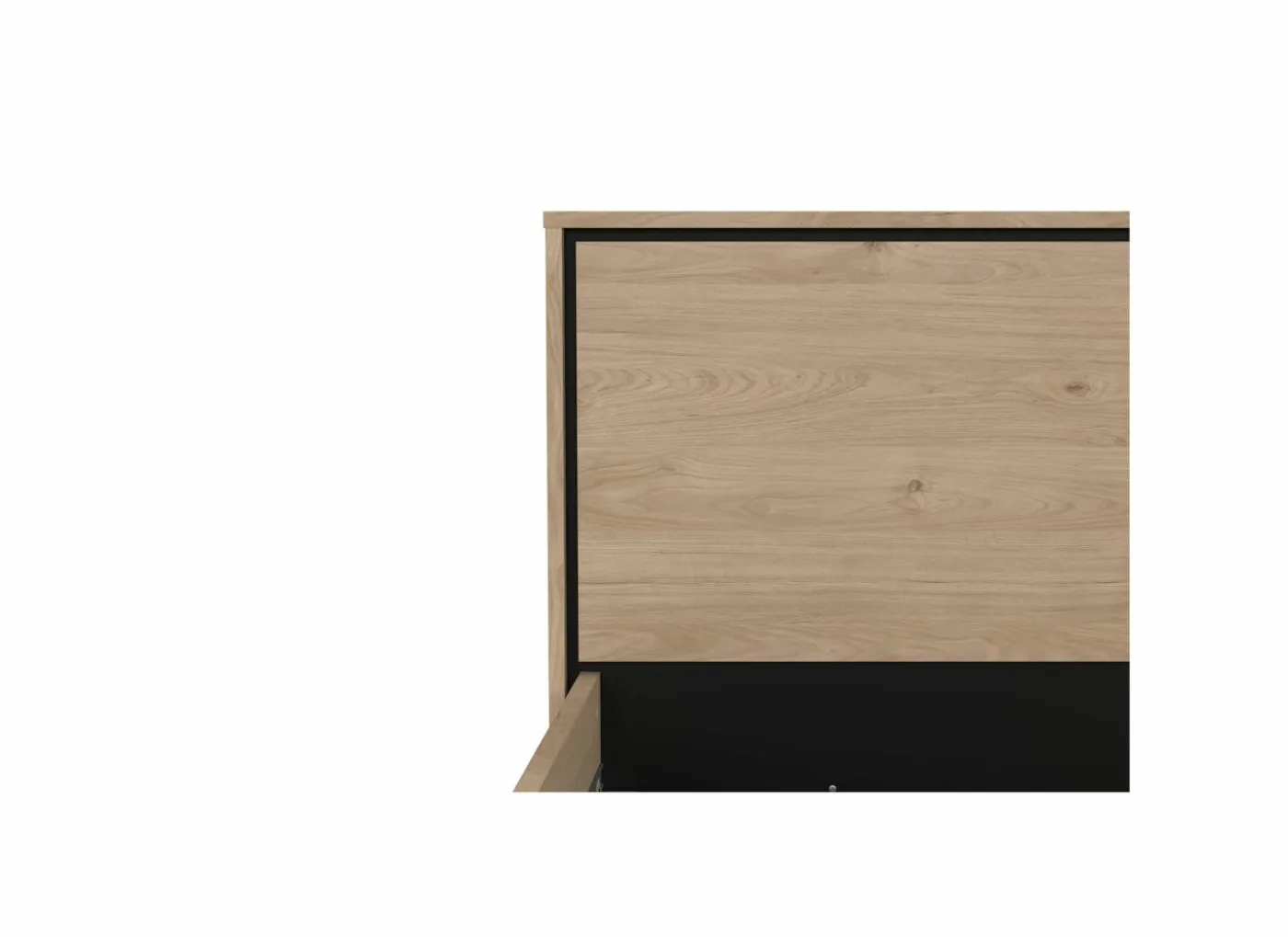 Bed Ry 160x200cm - decor - bruin & zwart