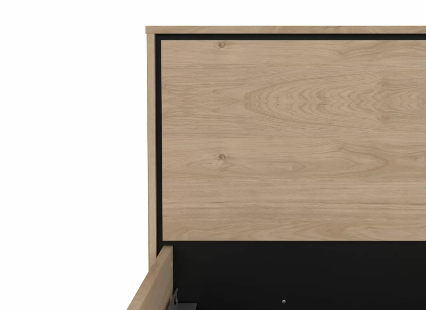 Bed Ry 180x200cm - decor - bruin & zwart