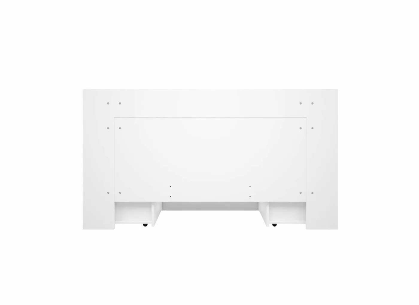 Bed Udine 160x200cm - decor - wit met opbergruimte