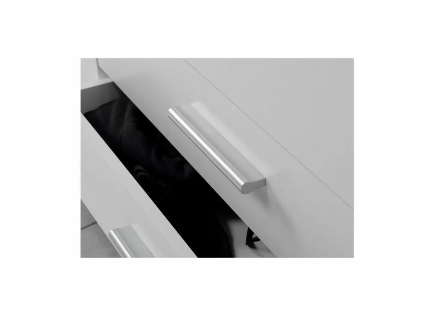 Bed Udine 160x200cm - decor - wit met opbergruimte