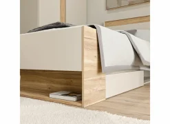 Bed Wexlin 90x200cm - decor - sand & mauvella oak