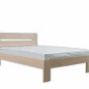 Bed 120x200cm - decor - sonoma met matras en bodem