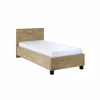 Bed 90x200cm - melamine - golden oak