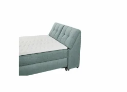 Bedbox Atlantis 140x200cm - stof - munt met opbergruimte