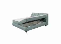 Bedbox Atlantis 180x200cm - stof - munt met opbergruimte
