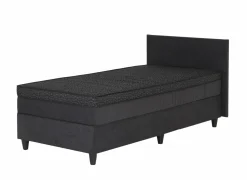 Bedbox BOX53 120x200cm - stof - antraciet