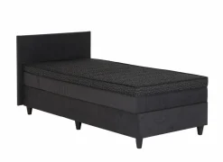 Bedbox BOX53 90x200cm - stof - antraciet