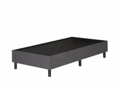 Bedbox Koh 90x200cm - stof - grijs